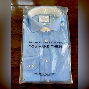 NWT Charles Tyrwhitt dress shirt, size 15/33in